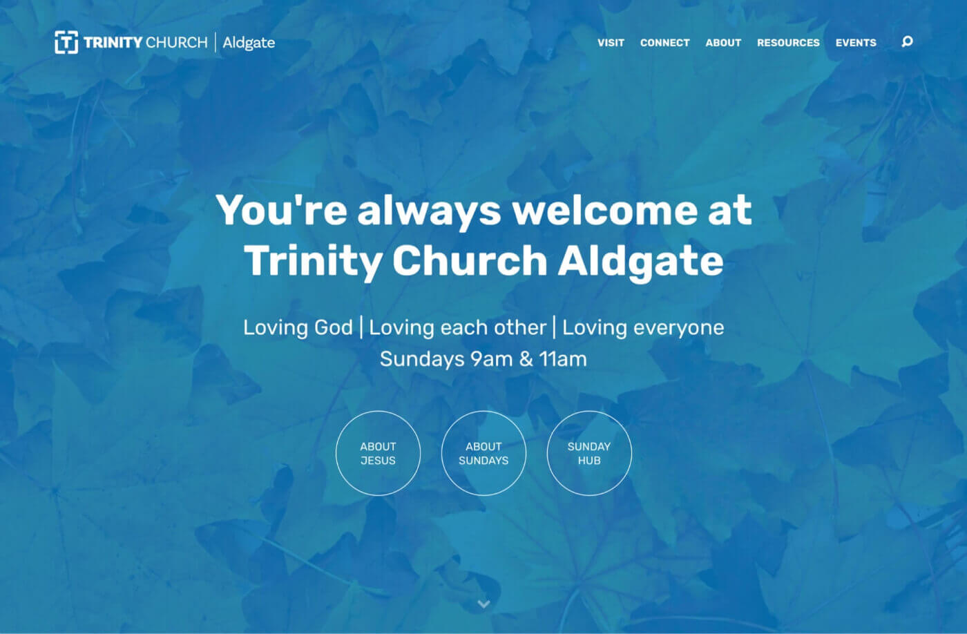 church website design