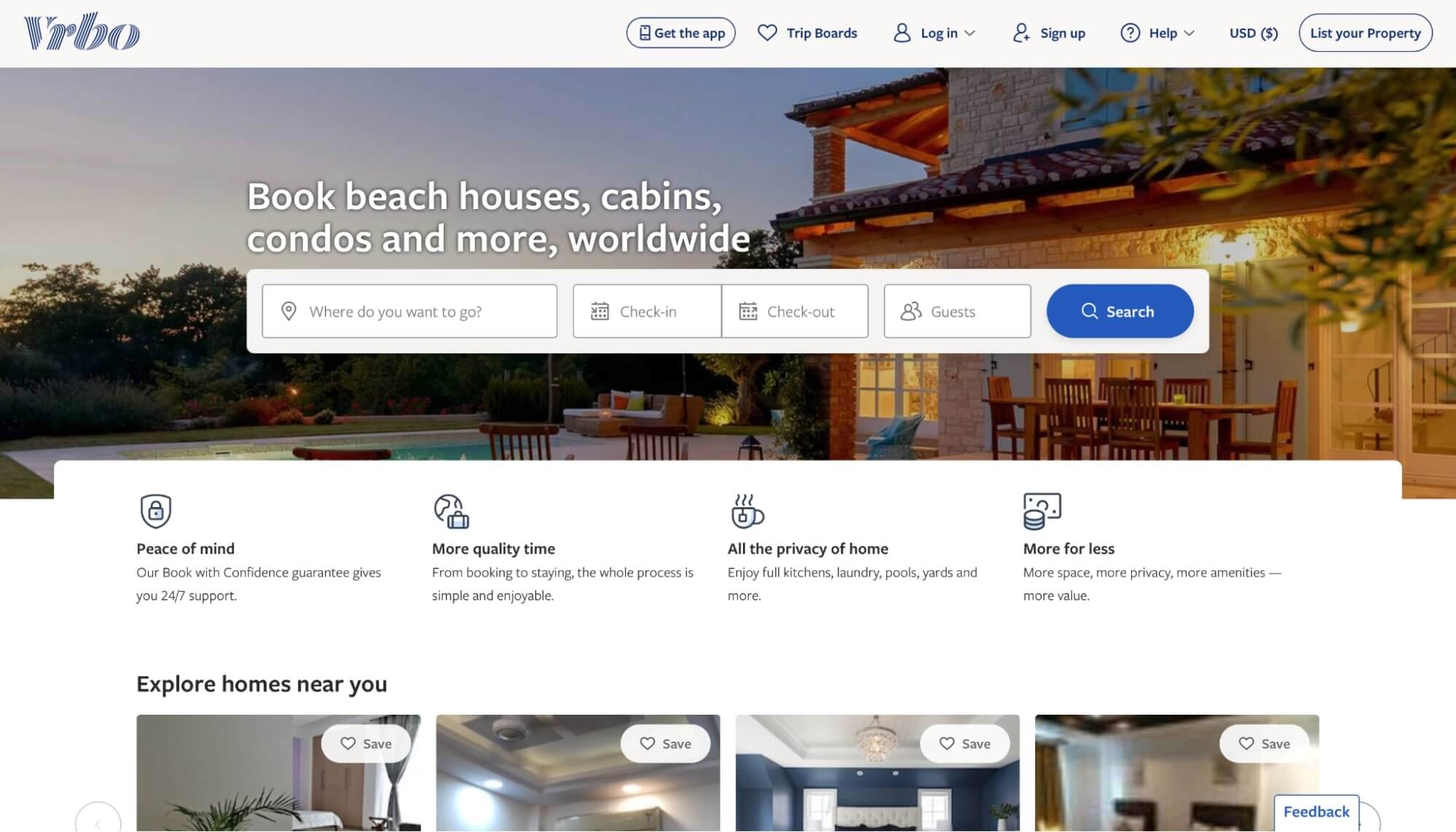 VRBO Travel Site